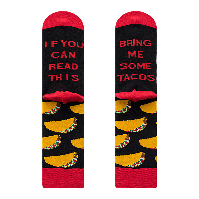 IF YOU CAN READ THIS Socks Words Letter  Funny Crew Socks Novelty Socks